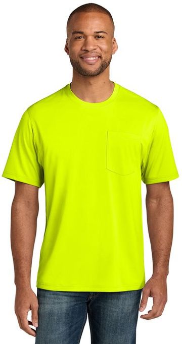 CornerStone Workwear Pro 5-ounce, 100% polyester Short Sleeve T-Shirt With Pocket